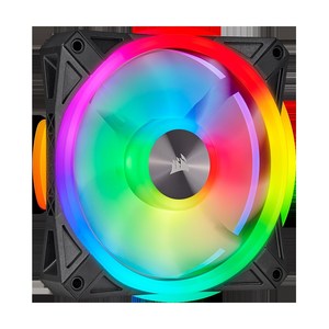 美商海盗船QL 12l0/140MM台式机电脑机箱小风扇RGB幻彩静音散热器