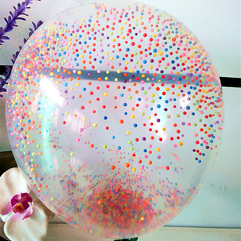 魔力泡沫亮片气球批發包邮微商线下引流吸粉地推扫码街小礼品2018