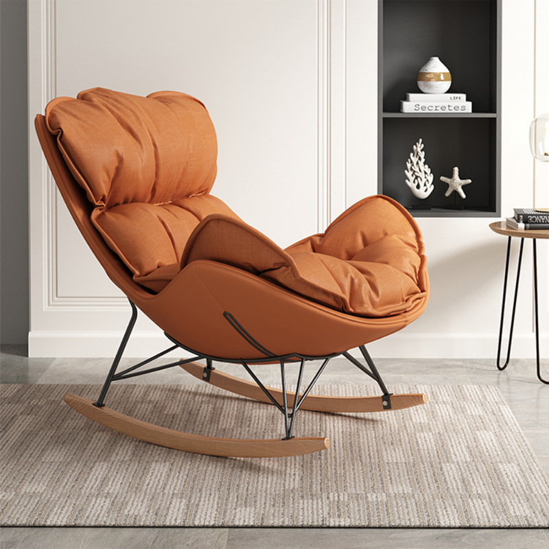 摇摇椅躺椅成人大人懒人沙发客厅阳台逍遥家用单人休闲龙虾蜗牛椅