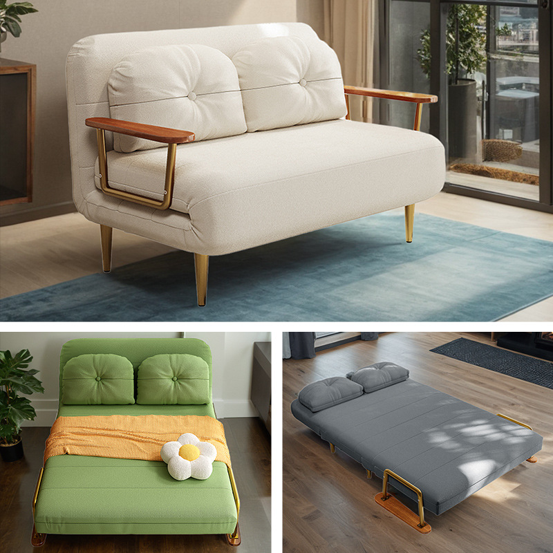 两用单人双人小户型可折叠沙发床伸缩床阳台多功能云朵床伸缩款
