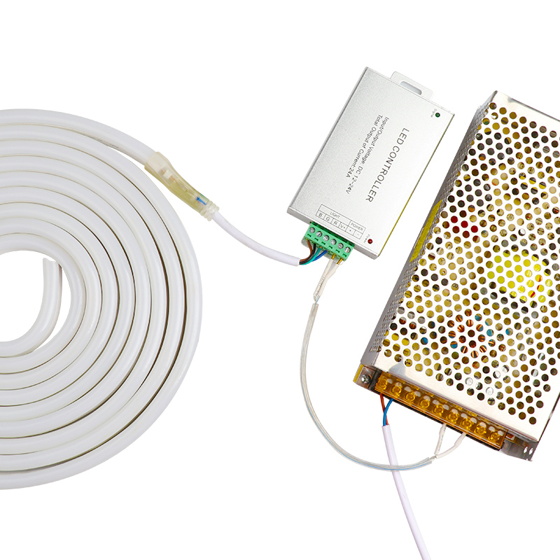 12v柔性灯带led贴片防水软灯条霓虹灯七彩变色硅胶户外夜市地摊灯
