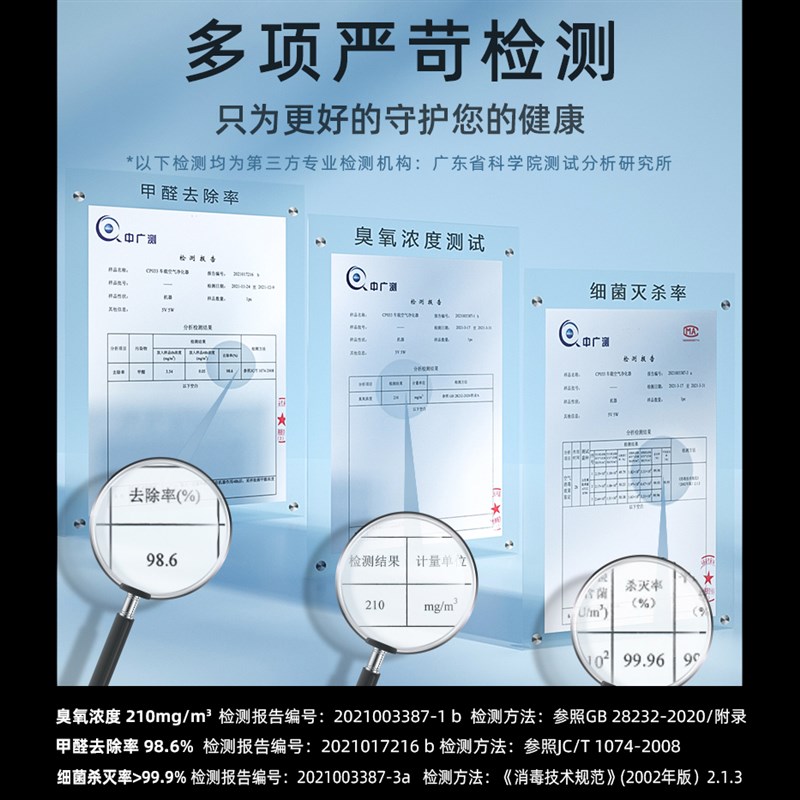 车载空气净化器无耗材新汽内用去除甲醛异味负离子臭氧香氛消毒机