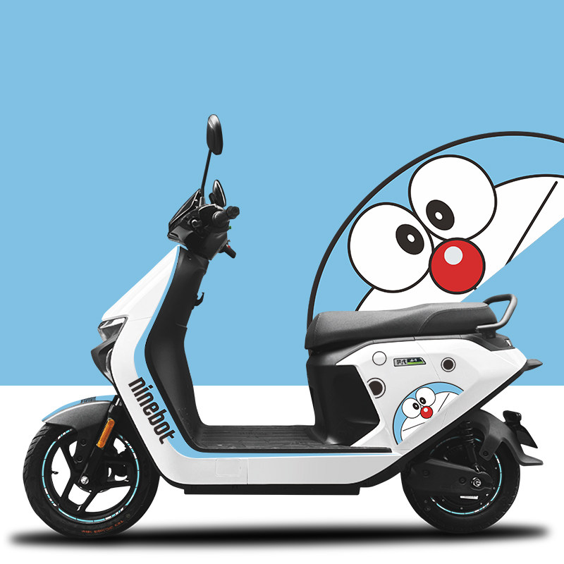 适用于九号电动车NzMIX电动车贴纸版画仪表膜轮毂反光贴防水贴膜