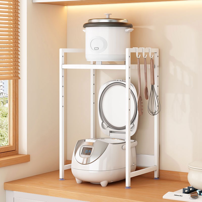 电饭煲置物架微波炉空气炸锅烤箱洗碗机消毒柜厨房收纳架子