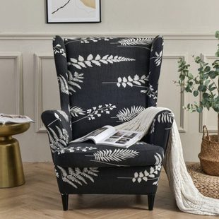 弹力全包老虎凳沙发套四季通用单人斯佳蒙靠背椅凳套高背椅沙发套