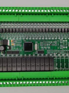 国产PLC工控板 可编程控制器 2N 1N 40 44 48MR  48MT（B）