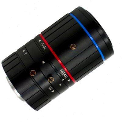 8MP手动变焦镜头3.8-16mm FA工业镜头FA机器视觉低畸变4K人像识别