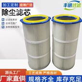 喷涂房用除尘滤筒覆膜聚酯纤维折叠滤芯喷漆喷塑六耳快拆除尘滤芯