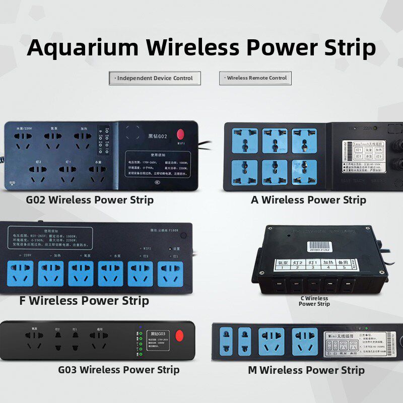 Woda awm fg03鱼缸无线智能外挂式遥控器水族专用插座