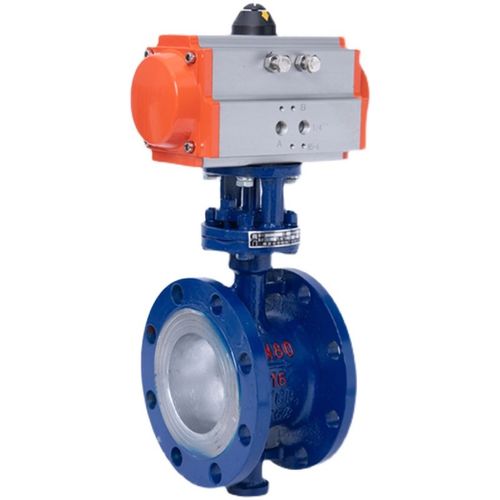 D643H-16C 气动硬密封法兰蝶阀 耐磨耐高温蒸汽蝶阀 硬密封阀