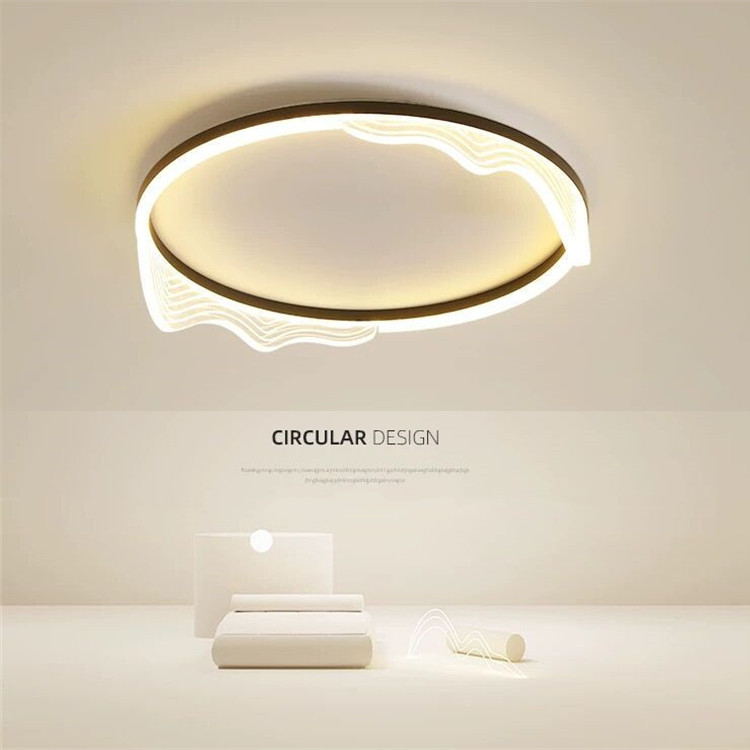 北欧极简卧室LED吸顶灯现代设计师款简约大气客厅餐厅阳台吸顶灯