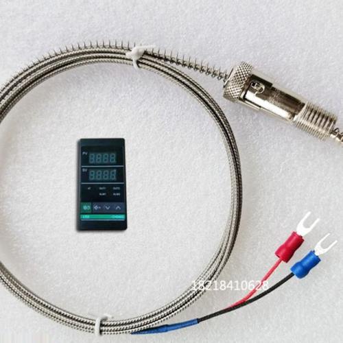 注塑机热电偶烘料筒感温线烤箱温控表压扣探头M8M12干燥机传感器