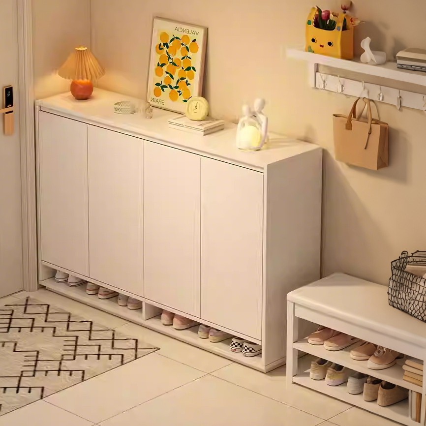 入户鞋柜门口家用玄关柜室内隔断柜靠墙阳台收纳柜储物柜多层鞋架