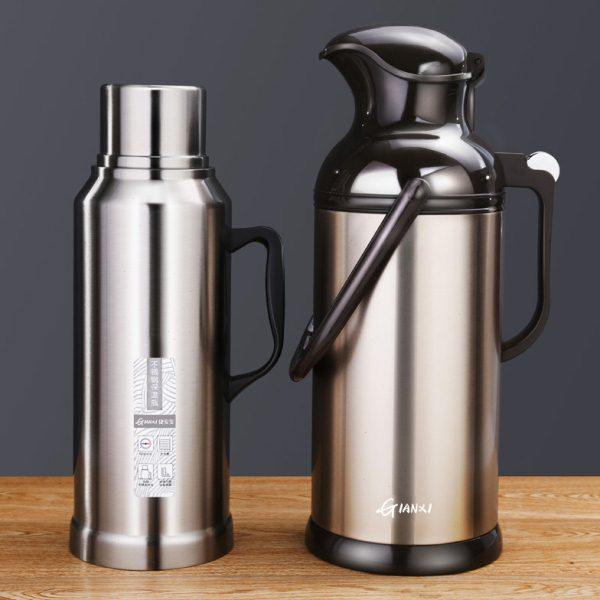 GIANXI捷安玺家用热水瓶宿舍用保温壶学生暖瓶大容量不锈钢开水瓶