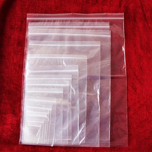 透明加厚包装塑料袋密封袋自封袋防潮夹链袋24*34CM 10丝100支装