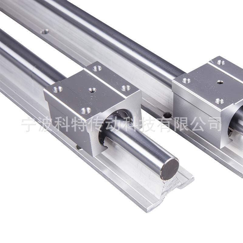 SBR直线导轨光轴轨道 10  20 25 30 50 40 精密圆柱导轨滑轨滑块