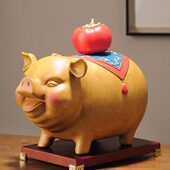 2024年新款 猪存钱罐只进不出储钱罐大容量大人家用储蓄罐客厅摆件