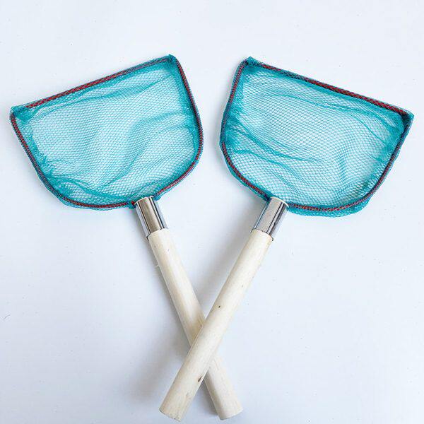 不锈钢抄网小号捞鱼网捞虾渔具海鲜网兜鱼捞螃蟹全套一体实心芦王