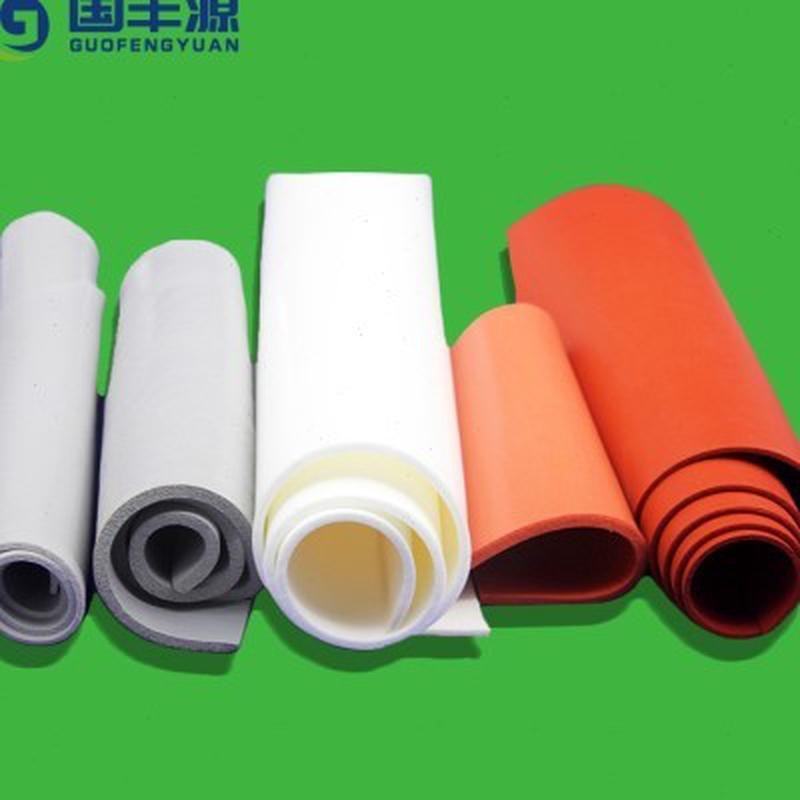 厂家供应耐温硅胶发泡片 硅胶发泡橡胶L片 硅胶海绵发泡板垫片