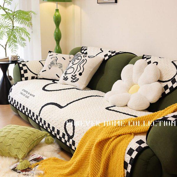 2025新款轻奢高级感沙发垫四季通用防滑坐垫布艺皮沙发通用套罩巾,居家布艺,沙发垫,淘宝优惠券,粉丝福利购,淘宝优惠卷