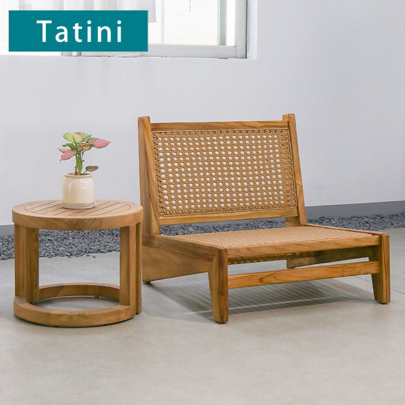 户外实木沙发庭院花园别墅室外休闲家具露天防水防晒防腐柚木沙发