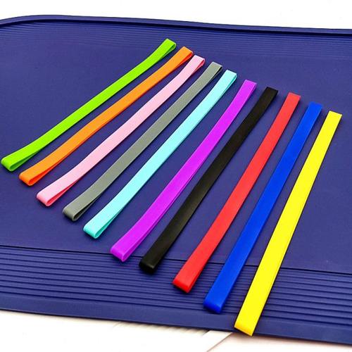 30CM硅胶高弹耐用捆绑带防护带弹力带抗老化橡皮筋绑书带松紧带