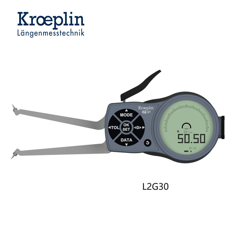 KROEPLIN电子式内卡规盲孔测量卡规L2G30
