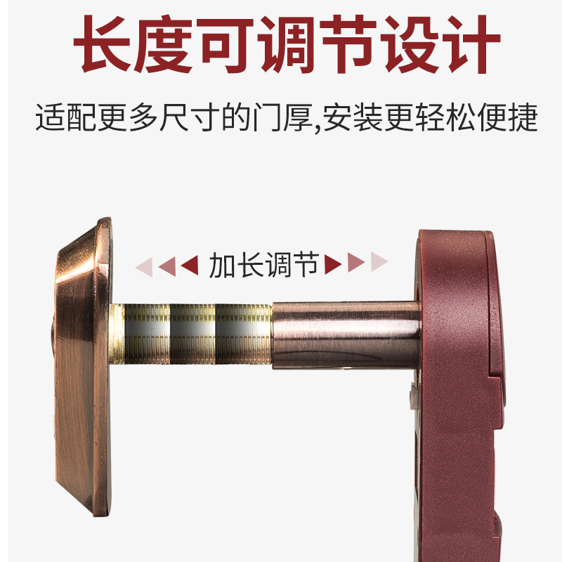 防盗门猫眼门镜家用监控摄像头门铃堵孔通用二合一盖器入户大门