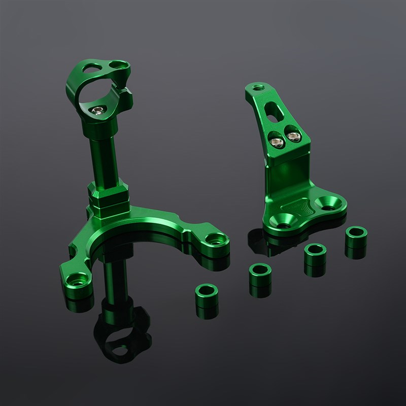 适用17-24年川崎Z900改装件减震器G方向阻尼支架 转向缓冲器钛尺