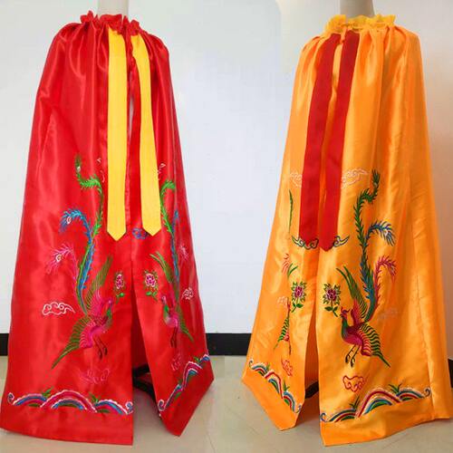 1.5米双凤 凰菩萨披风 披肩 龙袍神像衣 寺庙绣品