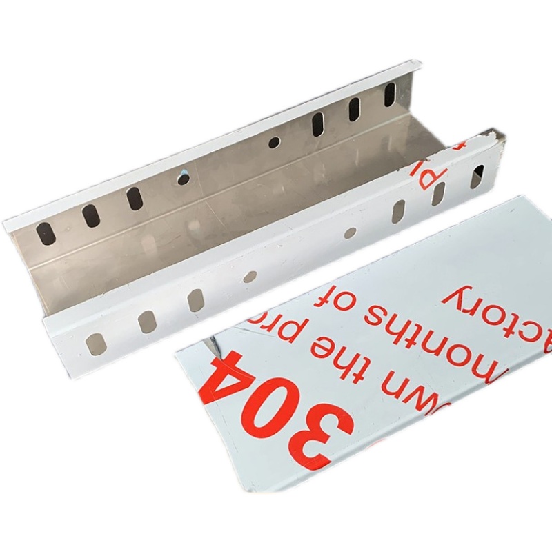 不锈钢201304电缆桥架200150100镀锌托盘铝合金75*50室外防水线槽