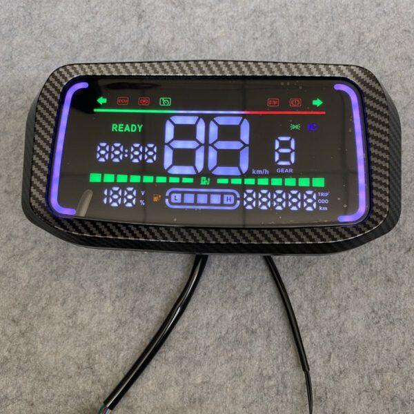 改装三代电动车仪表大金牛大牛奇迹牛实时电压显示一线通相速度