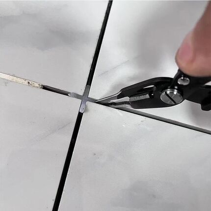 升级款美缝十字卡钳子瓷砖美缝取十字卡神器清缝勾卡子工具不绷瓷