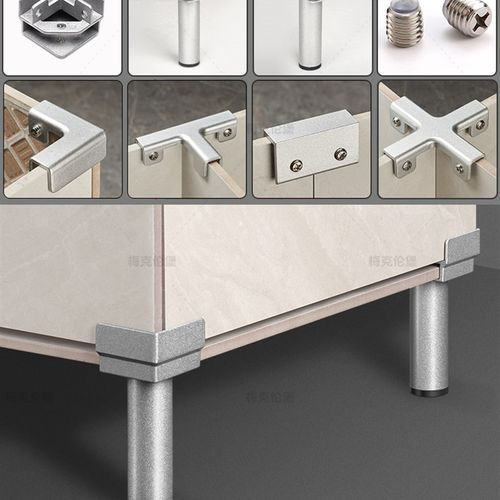 瓷砖种植箱卡扣菜箱花盆固定夹配件铝合金菜池花箱拼接专用瓷砖夹