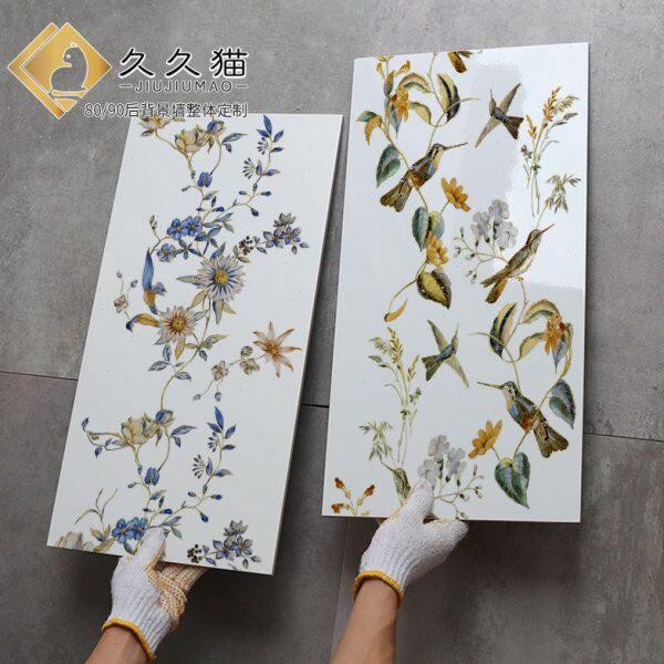 现货瓷砖鎏金镀金雕刻瓷片地砖浴室卫生间花砖600x1200墙面砖地拼