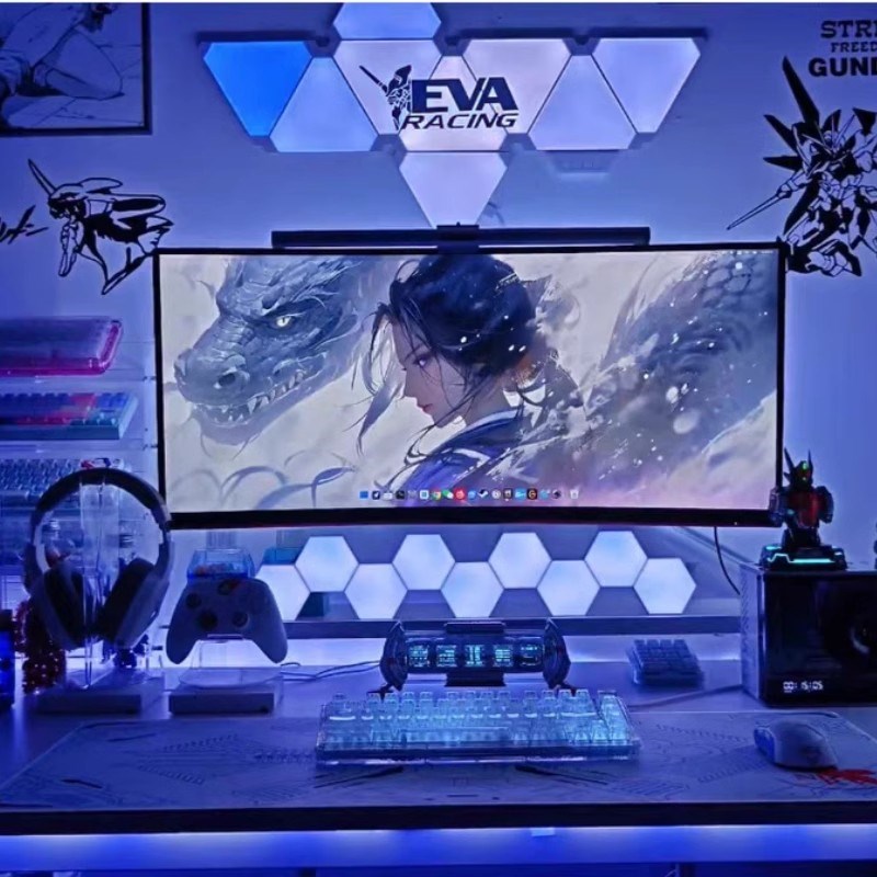 电竞氛围灯智能奇光板背景墙量子灯声控感应遥控六角蜂窝卧室壁灯