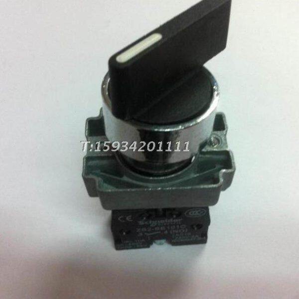 XB2BJ53C三位自复位长柄旋钮开关 复位选择按钮 触点2常开