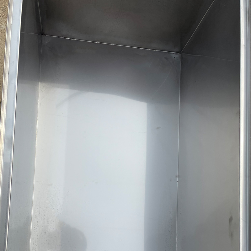 不锈钢金属箱周转箱斗盒长方形框五金零件物流工具钢制加厚筐收纳