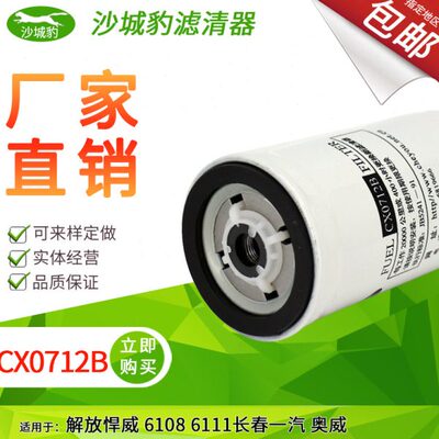 CX0712B柴油燃油滤芯CX0711B适用1117060-29D柴滤格A3000-1105030