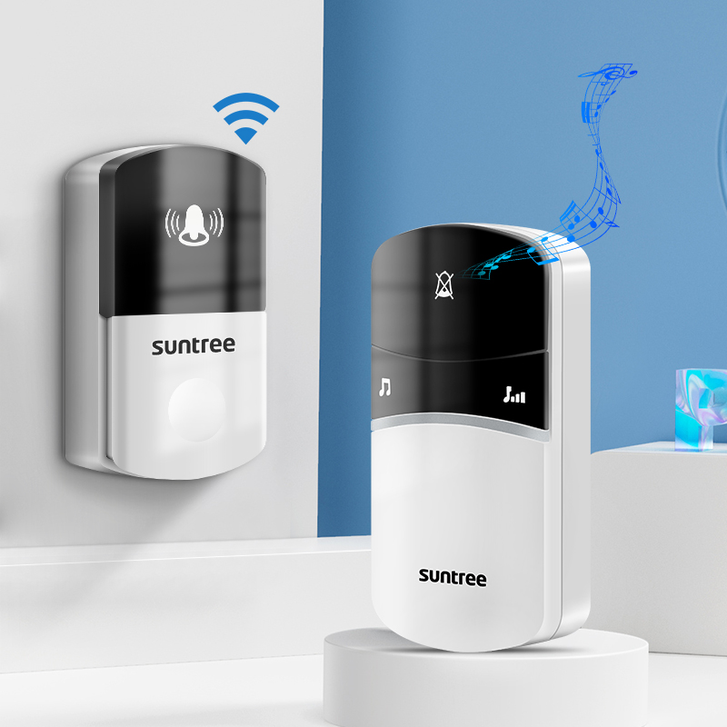 新驰自发电无线门铃家用超远距离免插电智能老人呼叫器遥控免打孔