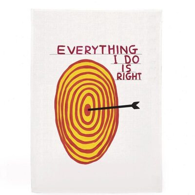 David Shrigley 挂布茶巾 做啥都对 创意礼物顽皮墙饰挂毯装饰画
