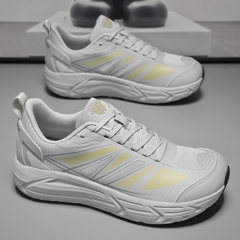 秋季大码宽脚鞋男女百搭增高软底4E宽楦运动鞋脚胖脚肥防滑跑步鞋