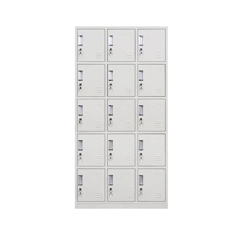 钢制员工更衣柜储物柜带锁 游泳池健身房储存收纳柜 多门铁皮碗柜