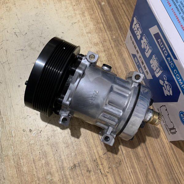 农用车拖拉机7H15大马力空调压缩机 冷气泵 全新大功率