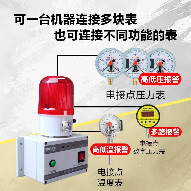 智能压力报警器4G远程监控高低压声光报警工业级安全保障手机通知