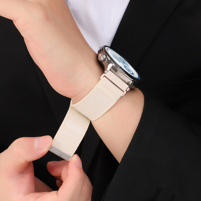 适用于华为GT6山地纹编织表带