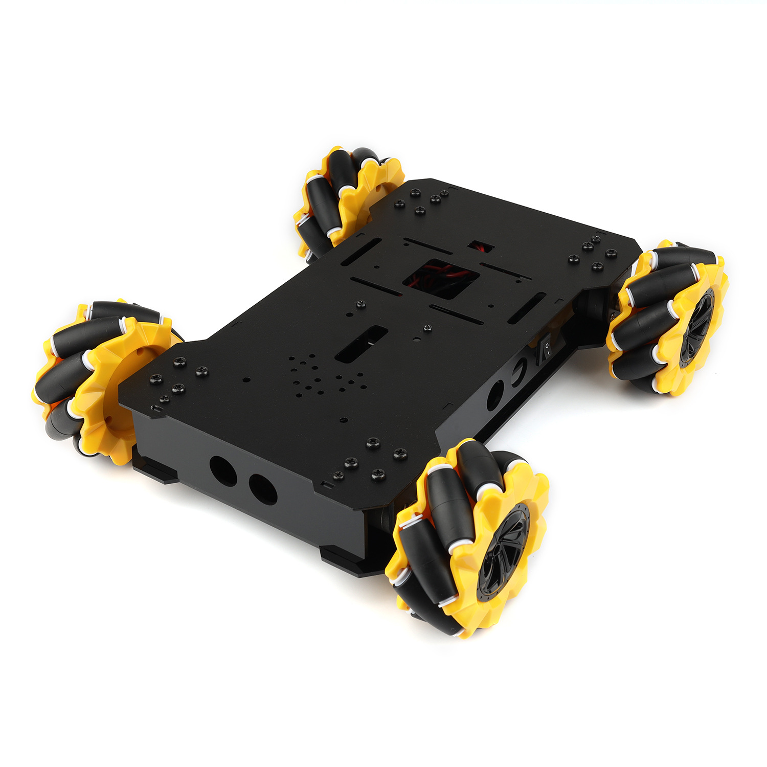 4WD全向移动小车麦克纳姆轮底盘GA25减速电机麦轮兼容arduino