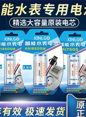 3.6V智能水表专用电池CR17505/CR17450射频IC卡ER18505M/ER14505M