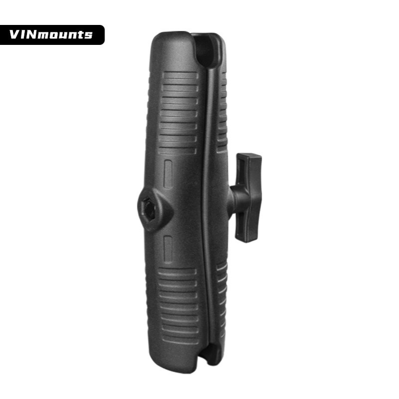 VIN仓储搬运叉车车载三防平板支架加长支臂杆1.5英寸球头23cm连杆