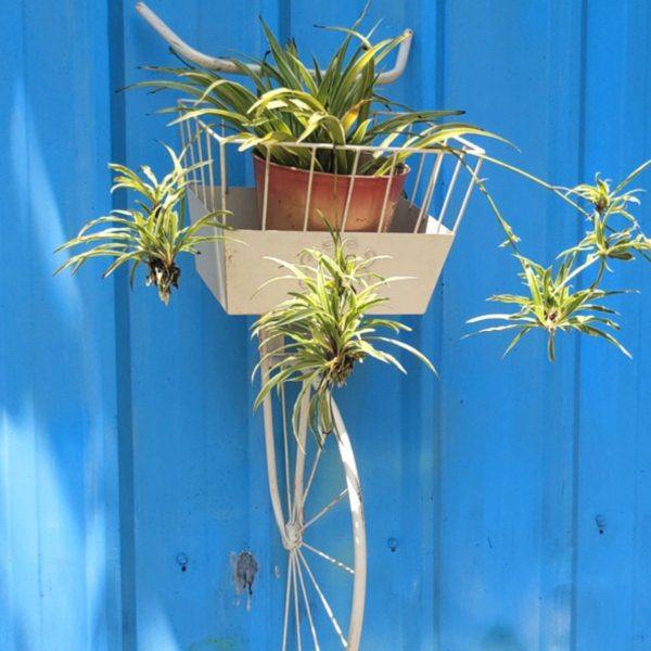 自行车花架户外庭院铁艺花篮挂篮绿植阳台墙壁挂件墙面装饰品壁饰